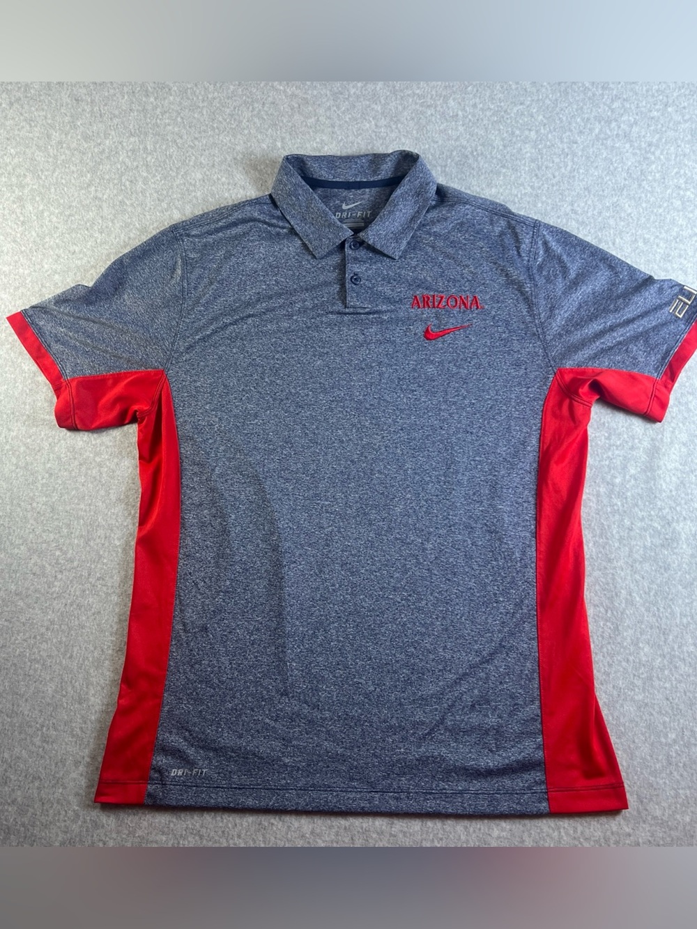 Arizona wildcats basketball Nike elite stretch performance polo shirt men’s L